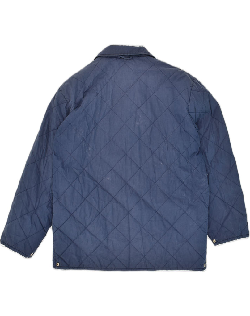 FILA Mens Quilted Jacket IT 50 Large Blue Polyester | Vintage Fila | Thrift | Second-Hand Fila | Used Clothing | Messina Hembry 