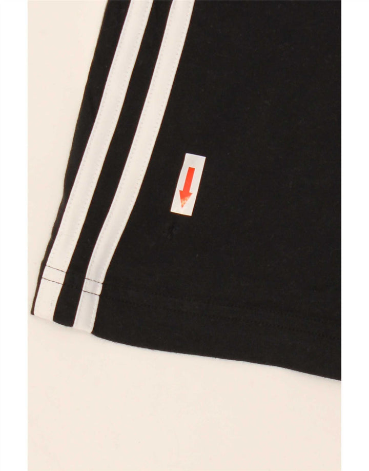 Adidas Mens T-Shirt Top XL Black Cotton