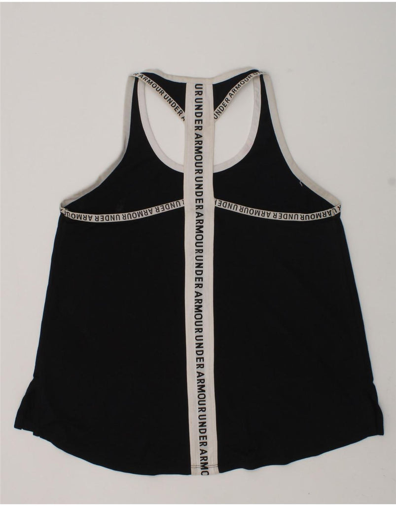 UNDER ARMOUR Girls Vest Top 11-12 Years Medium  Black | Vintage Under Armour | Thrift | Second-Hand Under Armour | Used Clothing | Messina Hembry 