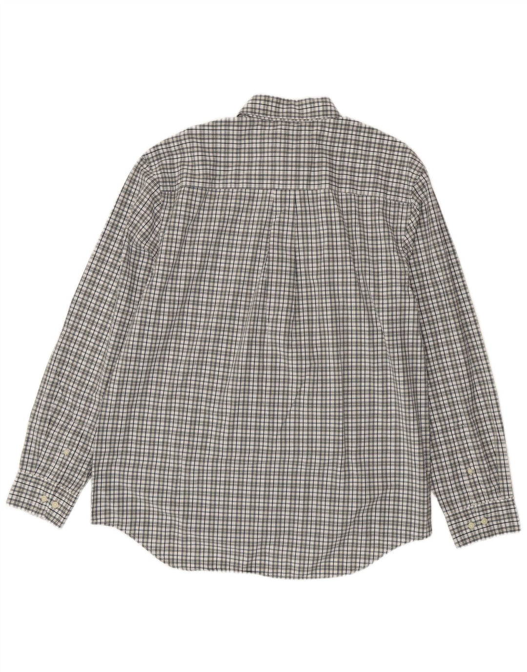 Timberland Mens Shirt Large White Check Cotton