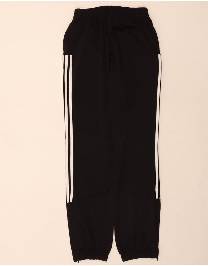 Adidas Boys Tracksuit Trousers Joggers 15-16 Years  Black Polyester