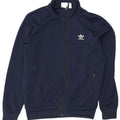 Adidas Mens Tracksuit Top Jacket Medium Navy Blue Polyester