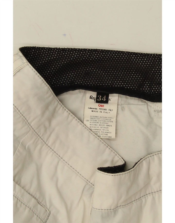 REFRIGIWEAR Mens Chino Shorts W34 Large White Cotton Vintage Refrigiwear and Second-Hand Refrigiwear from Messina Hembry 