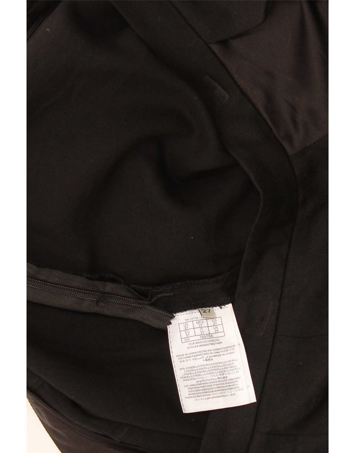 Guess Womens Low Waist Mini Skirt W29 Medium Black Lyocell