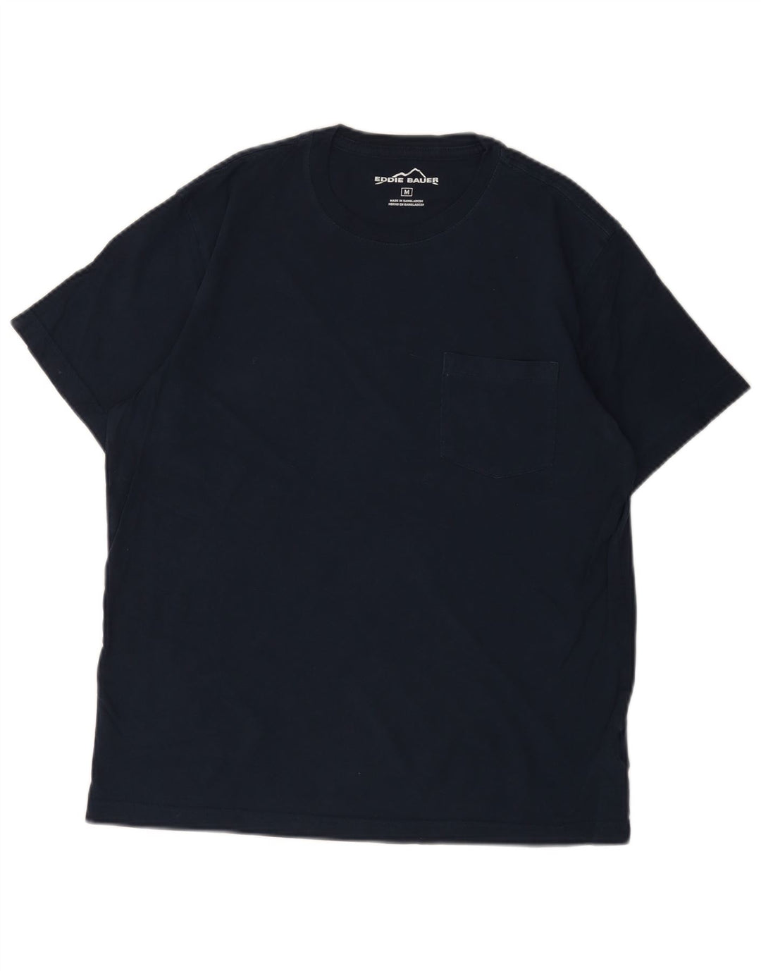 EDDIE BAUER Mens T-Shirt Top Medium Navy Blue Cotton