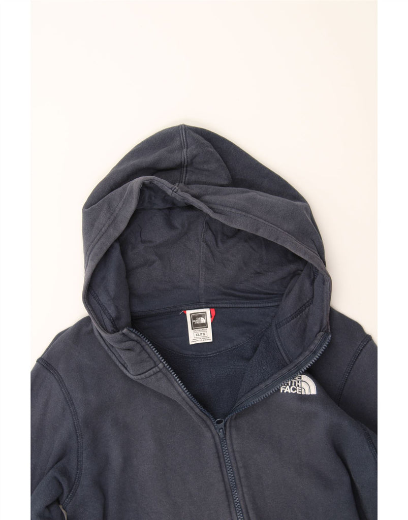 THE NORTH FACE Boys Zip Hoodie Sweater 14-15 Years XL Navy Blue Cotton Vintage The North Face and Second-Hand The North Face from Messina Hembry 