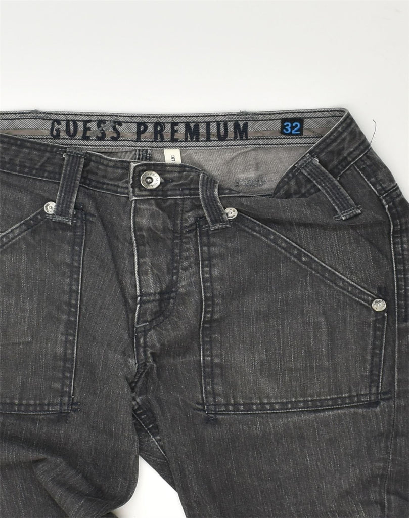 GUESS Mens Straight Jeans W32 L34 Grey Cotton | Vintage Guess | Thrift | Second-Hand Guess | Used Clothing | Messina Hembry 