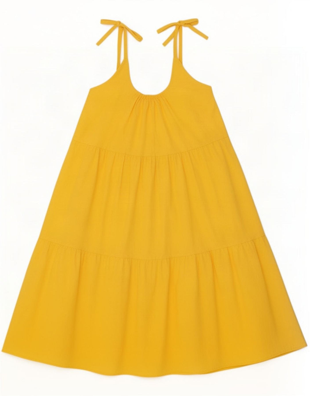 Vintage Womens Sundress UK 12 Medium Yellow