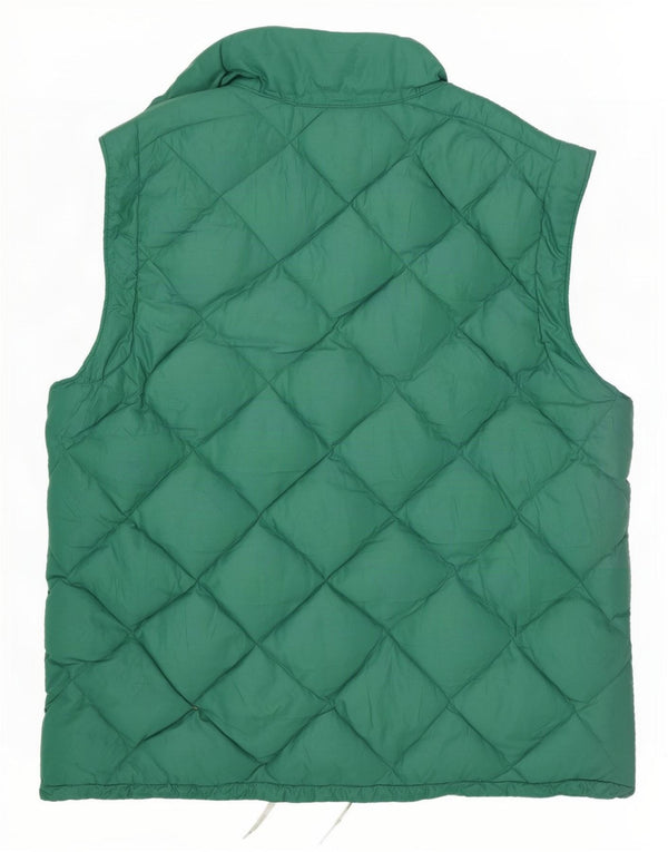 Dolomite Mens Hooded Reversible Padded Gilet UK 40 Large Green Colourblock
