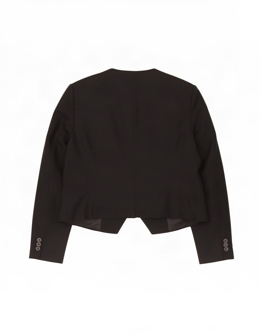 Zara Womens 1 Button Blazer Jacket UK 18 XL Black Viscose