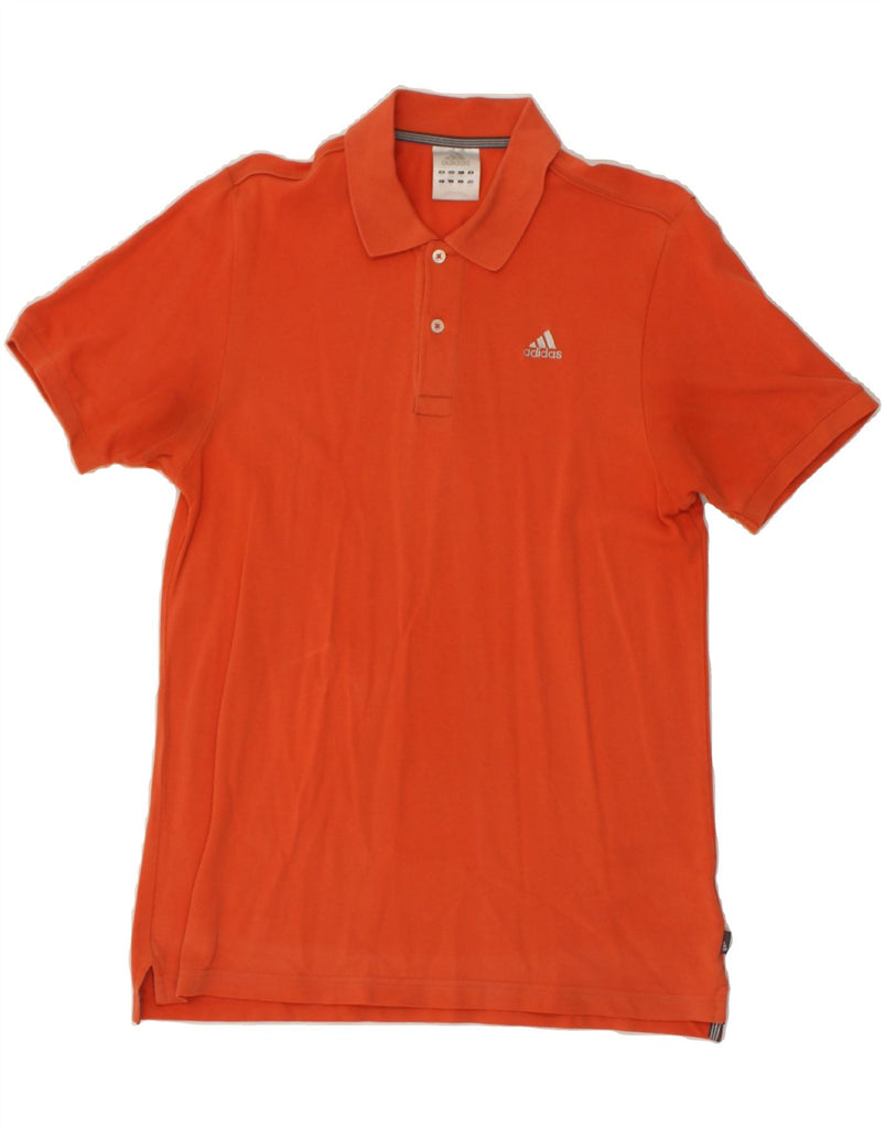 ADIDAS Mens Polo Shirt Medium Orange Cotton | Vintage Adidas | Thrift | Second-Hand Adidas | Used Clothing | Messina Hembry 