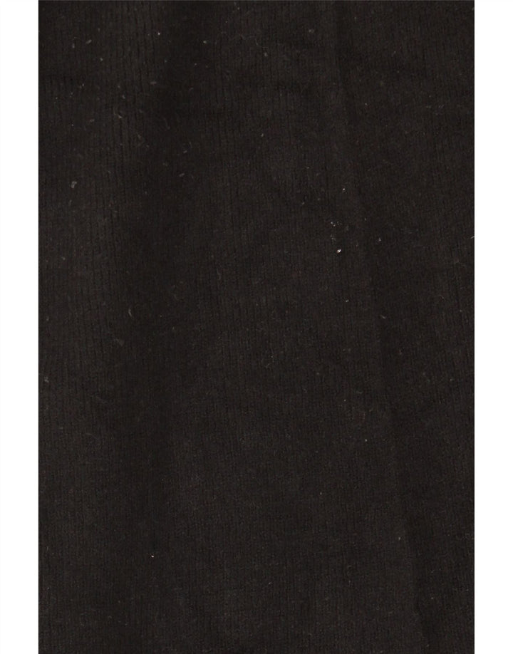 Marks & Spencer Womens Open Cardigan Sweater UK 14 Large Black Viscose