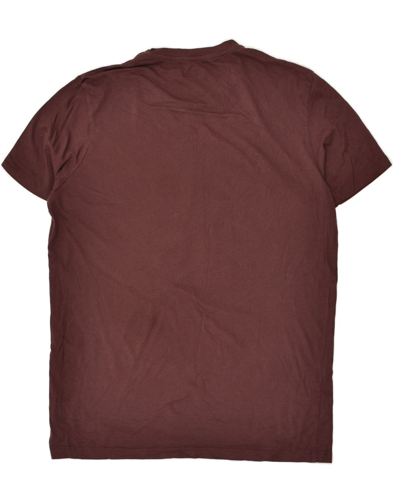 JACK & JONES Mens Slim Graphic T-Shirt Top XL Maroon | Vintage Jack & Jones | Thrift | Second-Hand Jack & Jones | Used Clothing | Messina Hembry 