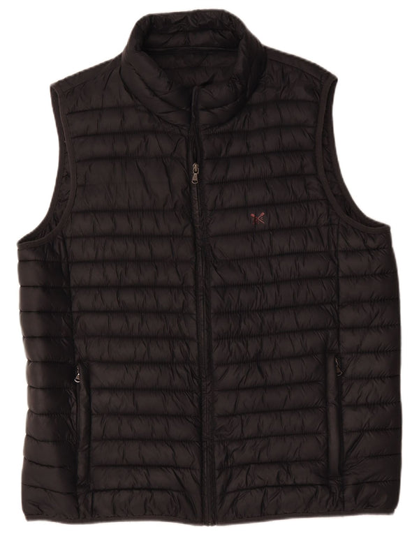 Crew Clothing Mens Padded Gilet UK 42 XL Navy Blue Nylon