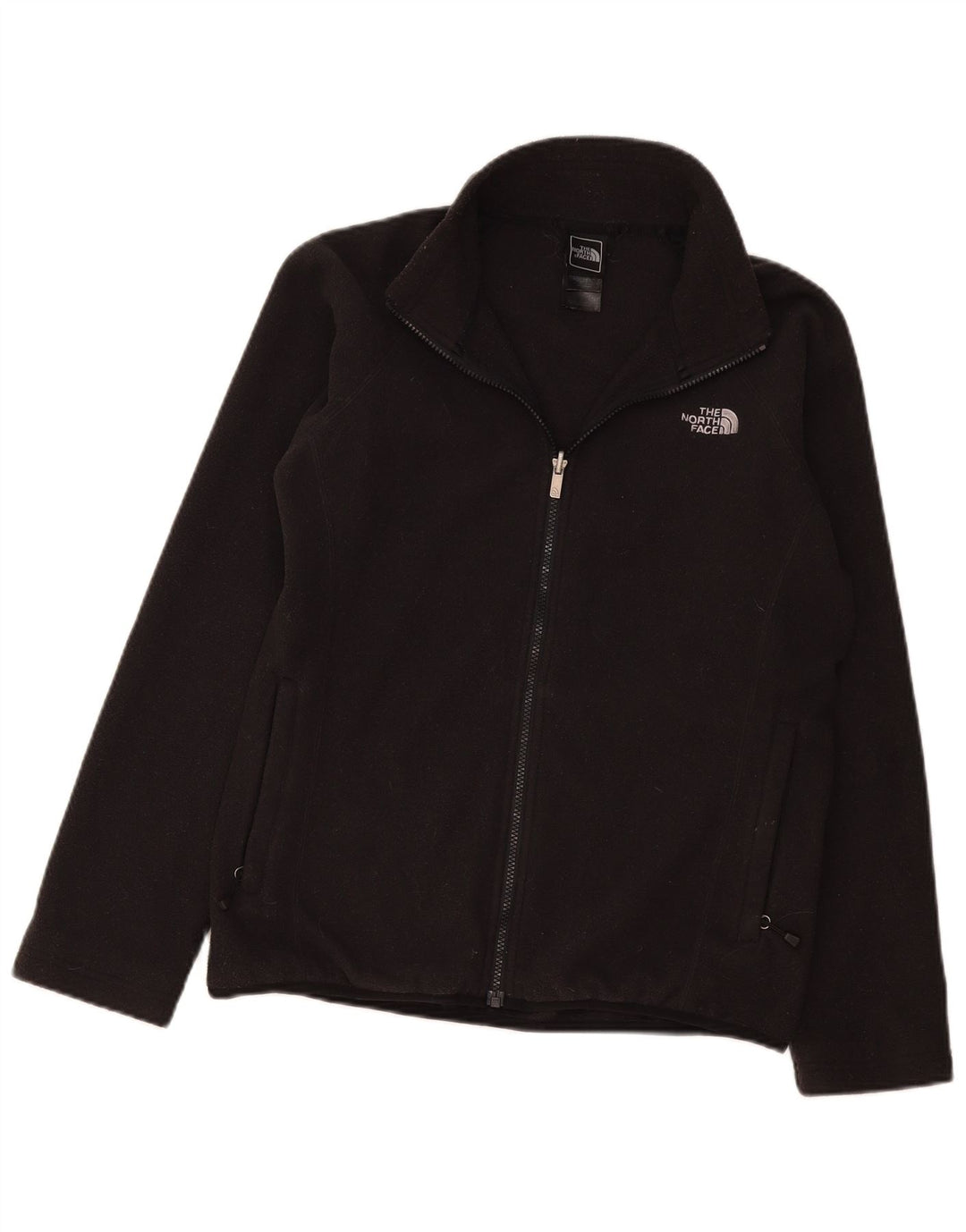 The North Face Womens Liner Fleece Jacket UK 14 Medium Black Polyester