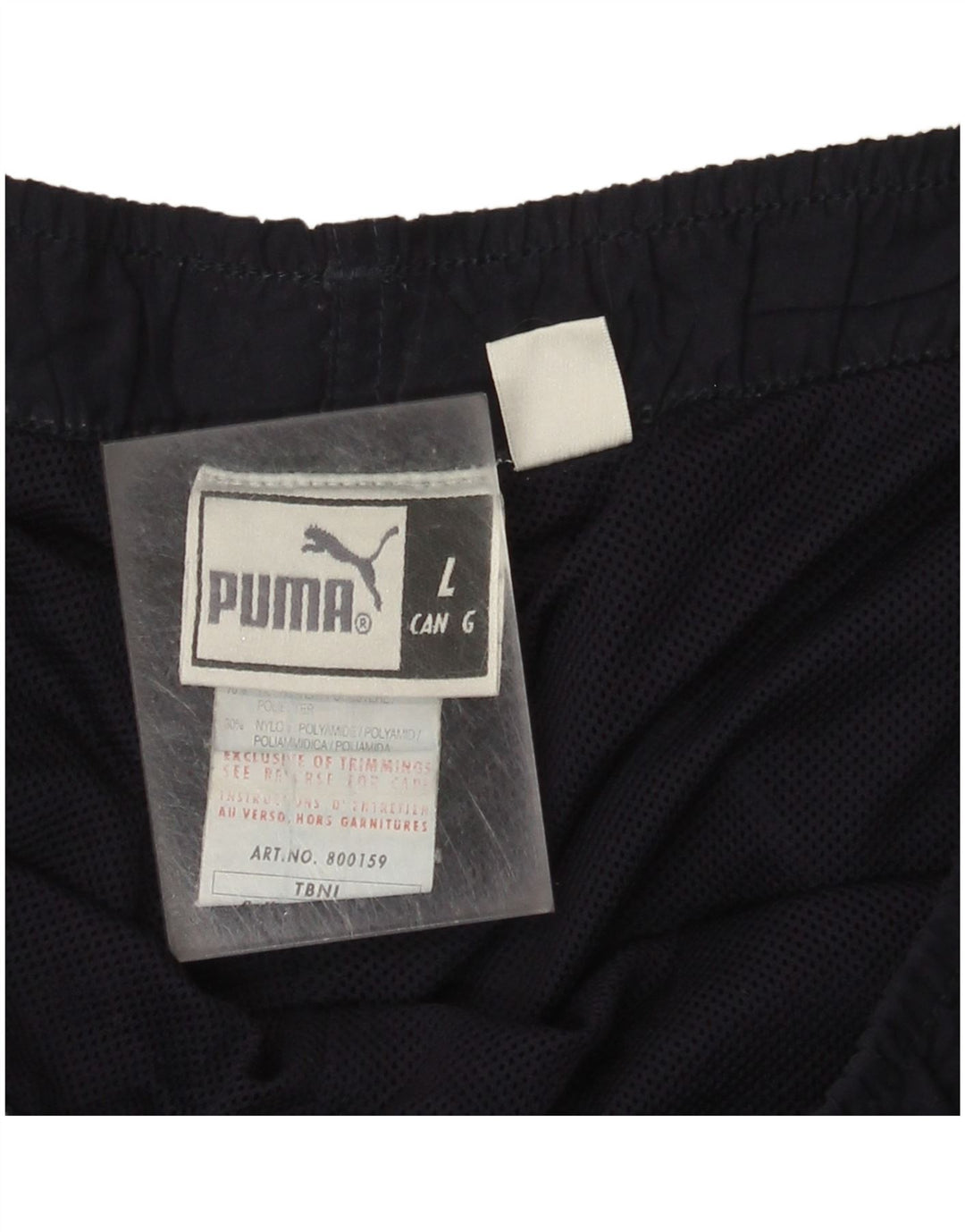 Puma Womens Tracksuit Trousers UK 16 Large Navy Blue Polyester
