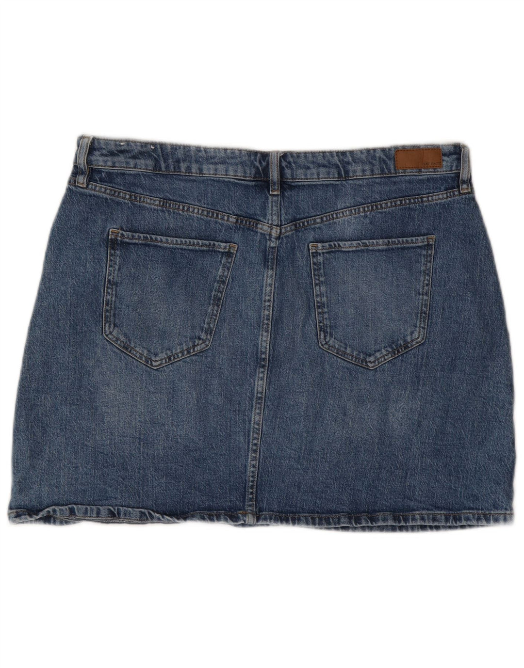 Fat Face Womens Denim Skirt UK 16 Large W38 Blue Cotton