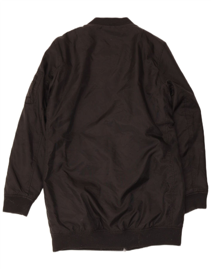 Urban Classics Womens Windbreaker Coat UK 14 Medium Black Nylon