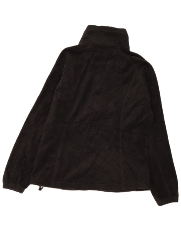 Columbia Womens Fleece Jacket UK 40 Large Black Polyester