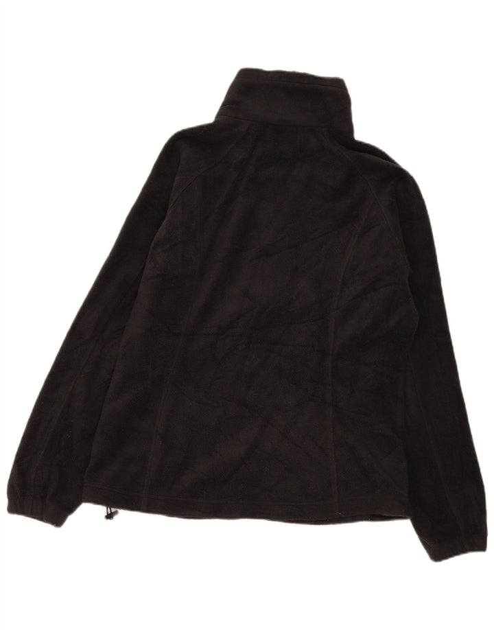 Columbia Womens Fleece Jacket UK 40 Large Black Polyester