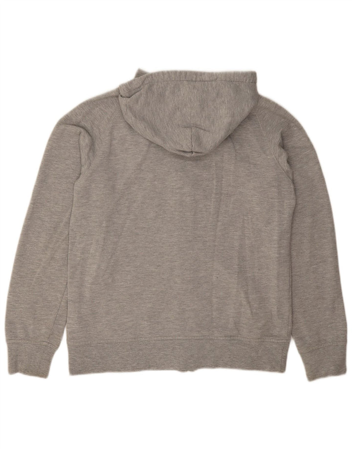 CANTERBURY Girls Zip Hoodie Sweater 13-14 Years Grey Cotton
