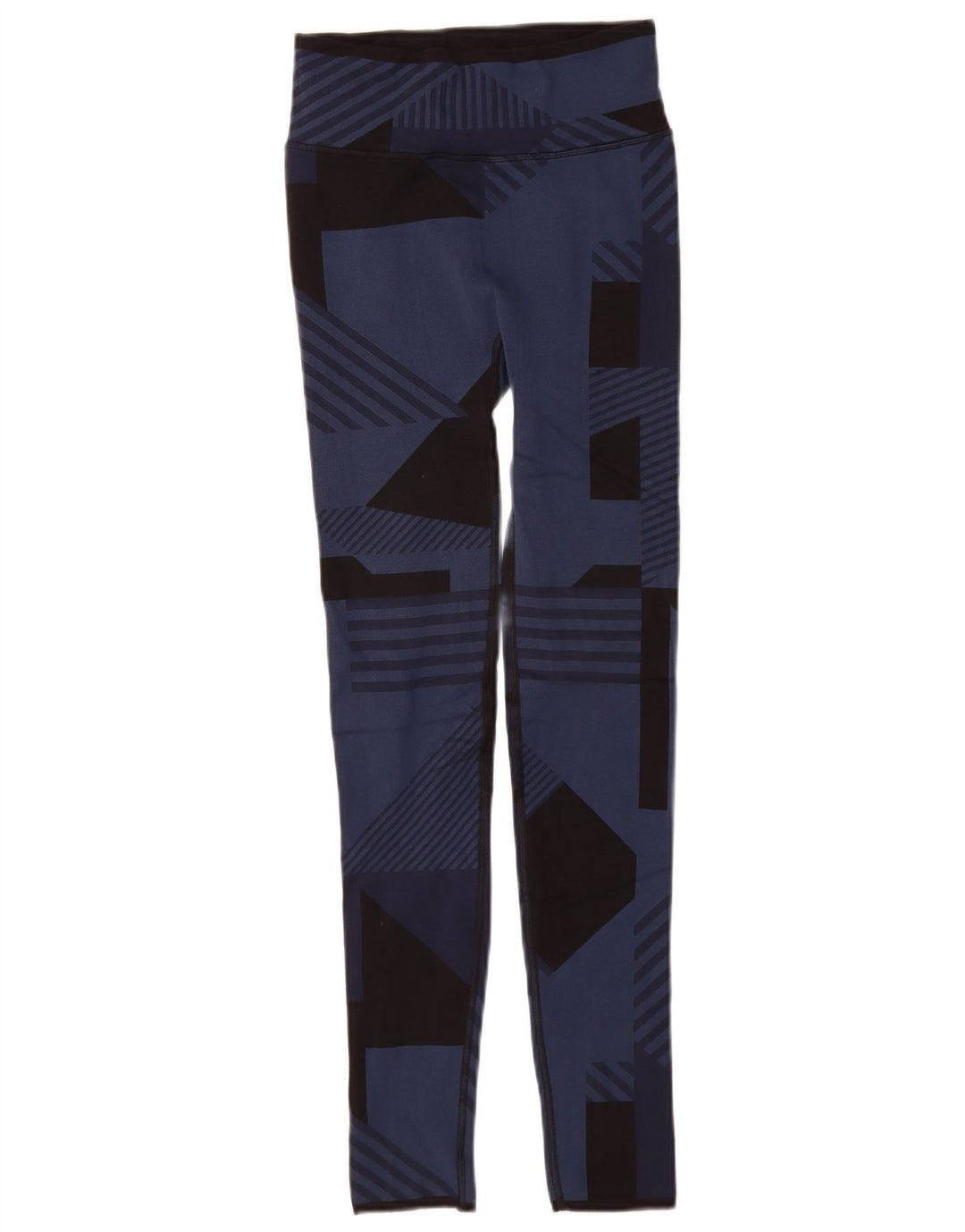 Sweaty Betty Womens Leggings UK 8 Small Navy Blue Geometric Polyamide