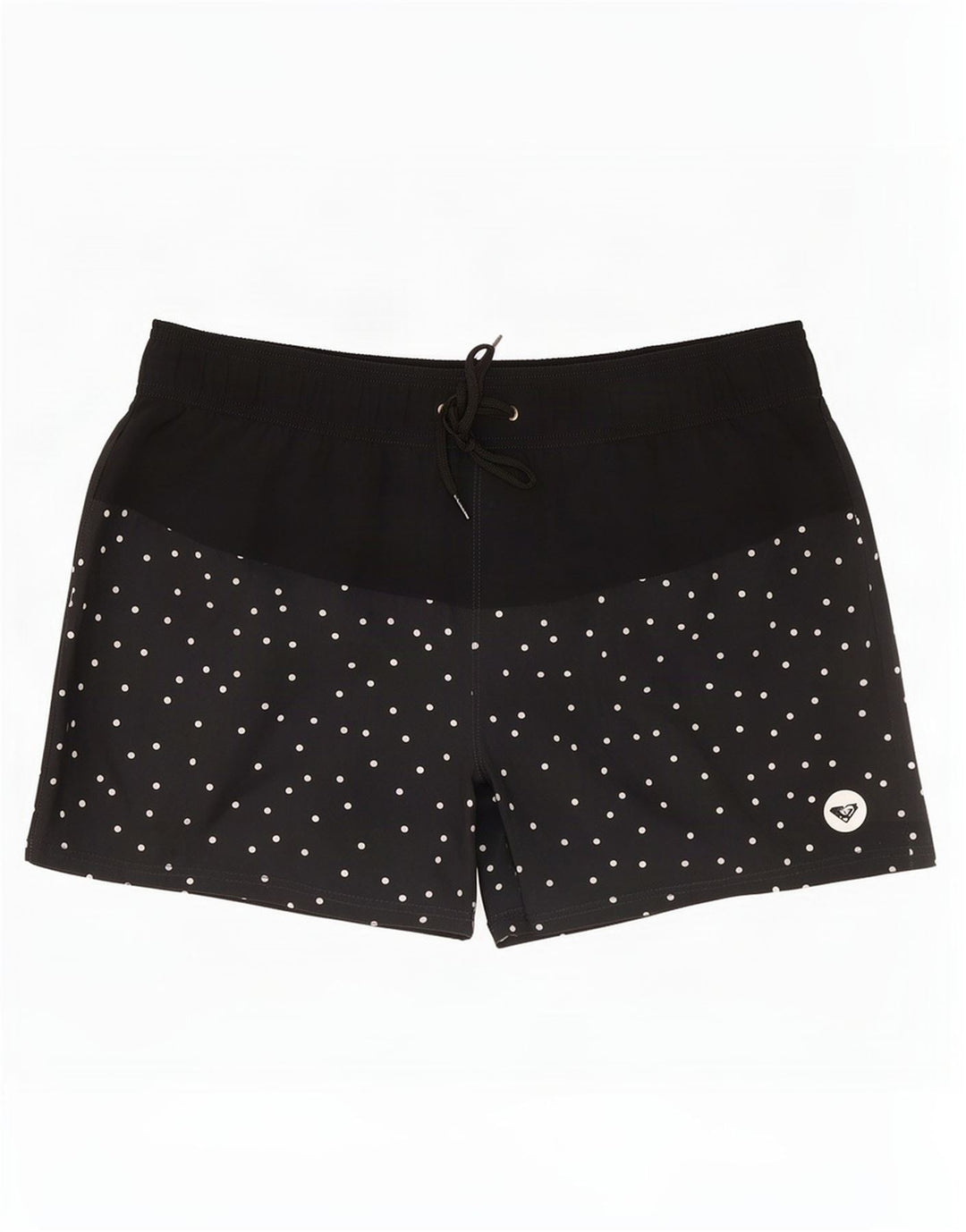 Roxy Mens Swimming Shorts XL Black Spotted Polyester