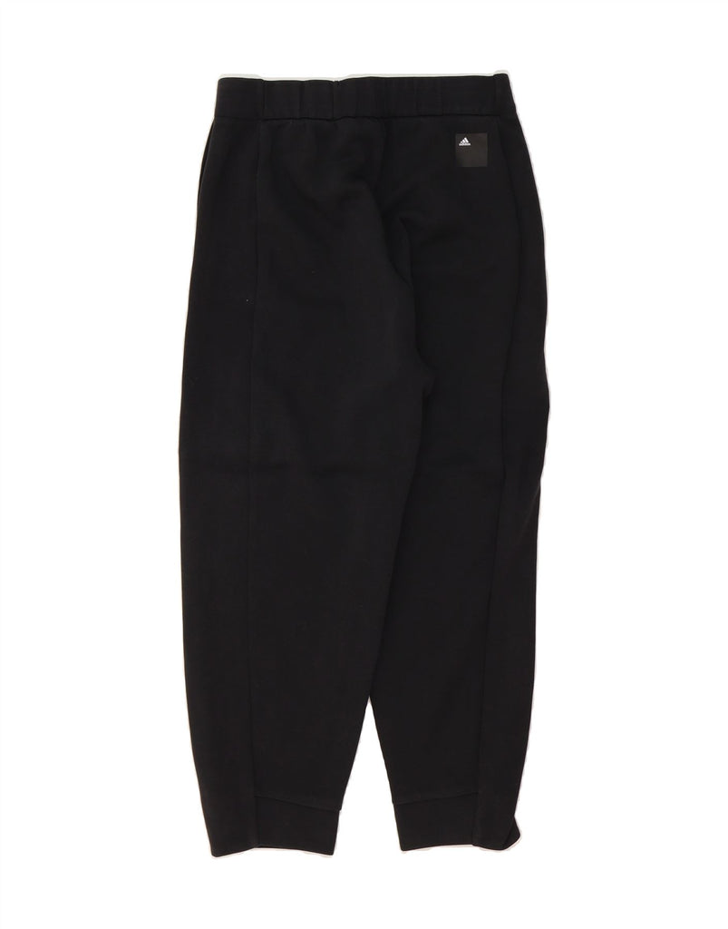 ADIDAS Womens Tracksuit Trousers Joggers UK 12/14 Medium  Black Cotton Vintage Adidas and Second-Hand Adidas from Messina Hembry 