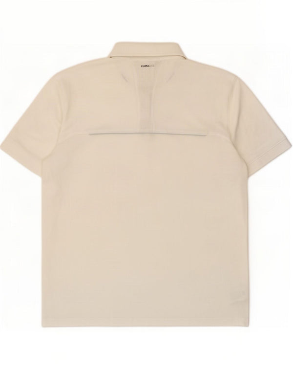 Adidas Mens Climalite Polo Shirt 2XL White Polyester