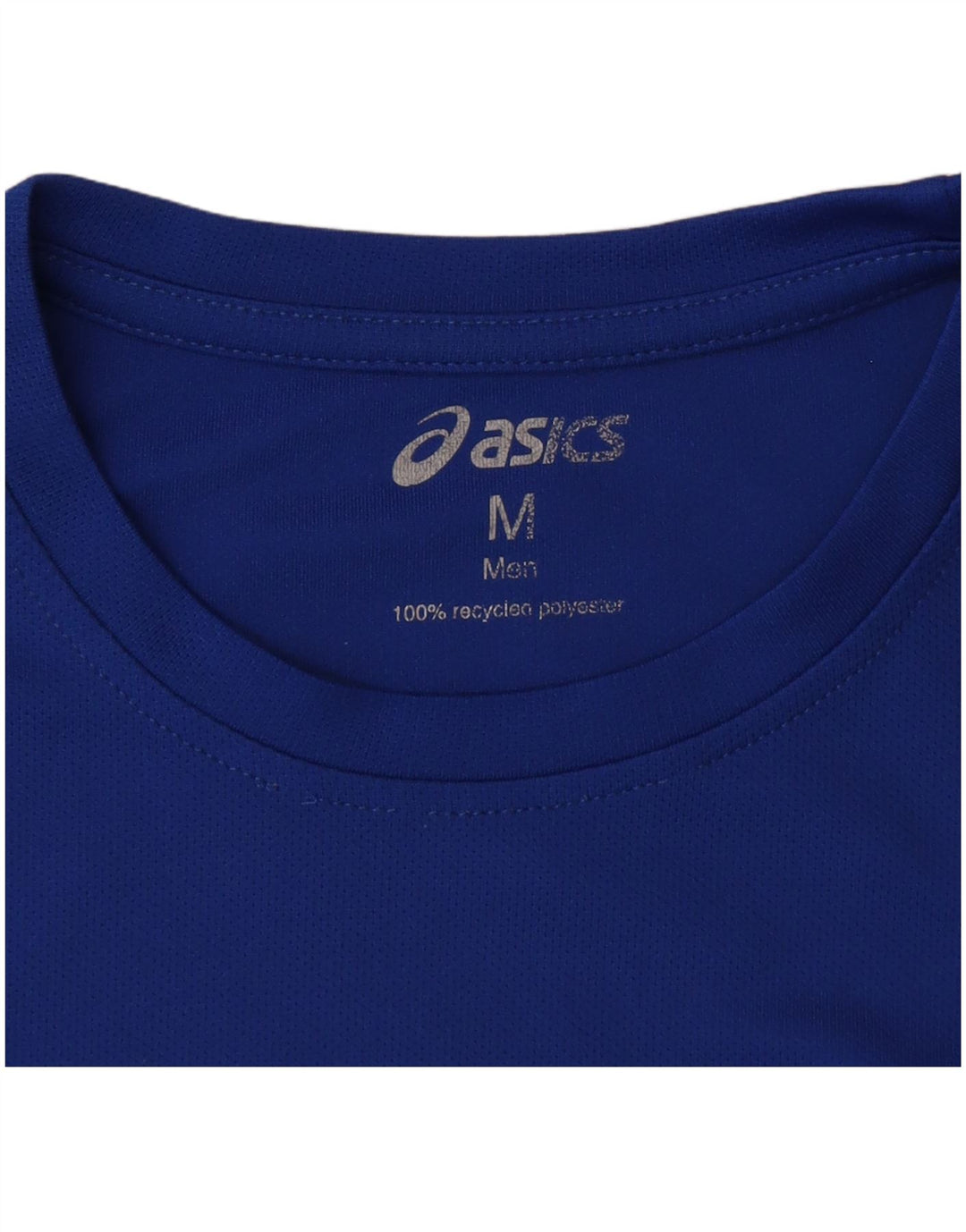 Asics Mens London Graphic T-Shirt Top Medium Blue Polyester