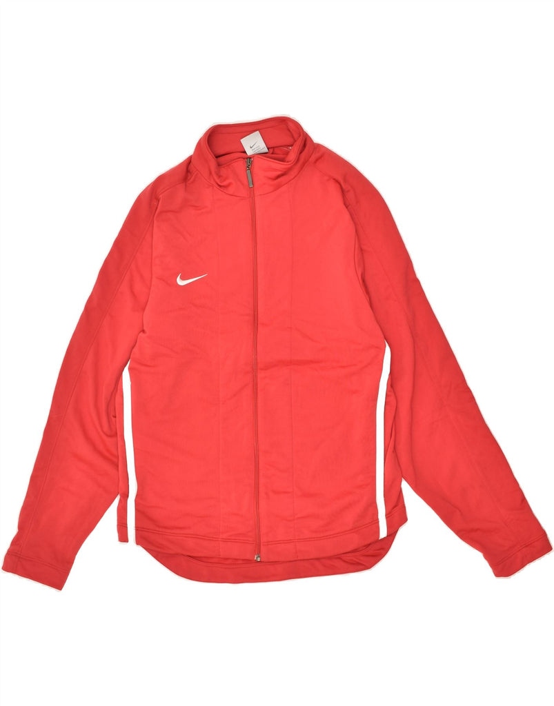 NIKE Mens Tracksuit Top Jacket XS Red Colourblock | Vintage Nike | Thrift | Second-Hand Nike | Used Clothing | Messina Hembry 