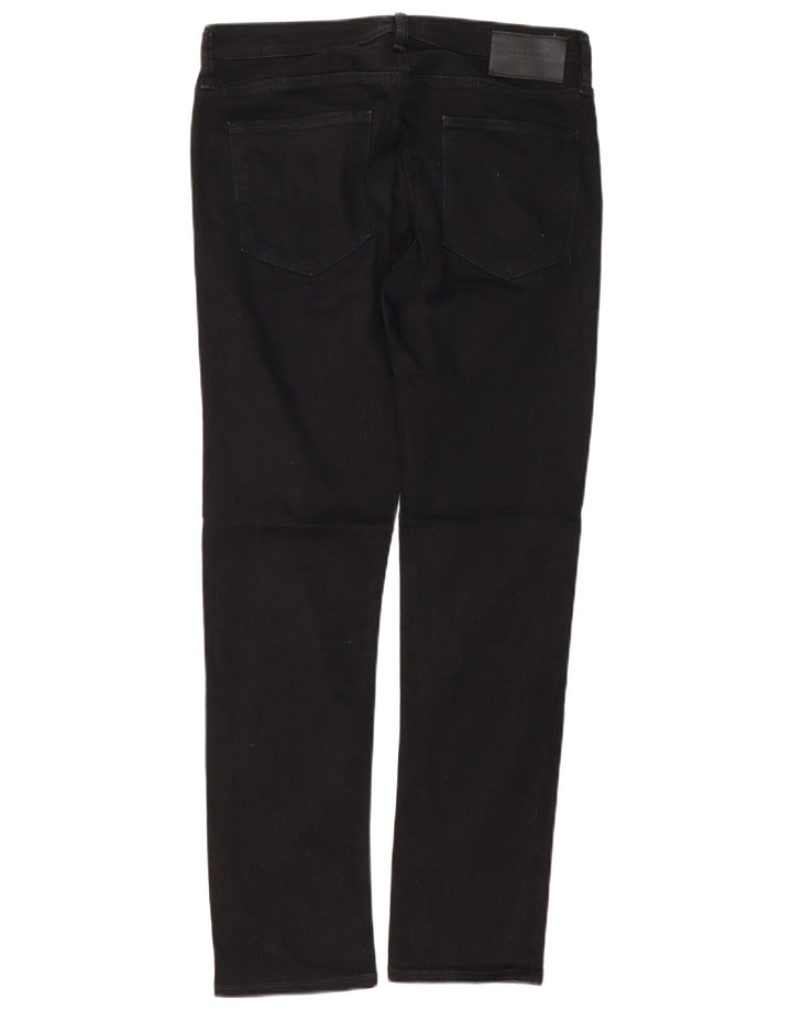 Jack & Jones Mens GLENN Slim Jeans W32 L32 Black Cotton
