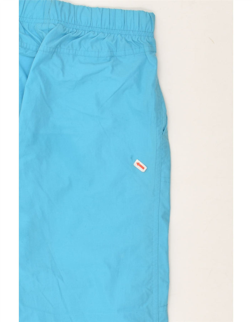 NIKE Boys Capri Tracksuit Trousers 10-11 Years Medium  Blue Polyester | Vintage Nike | Thrift | Second-Hand Nike | Used Clothing | Messina Hembry 