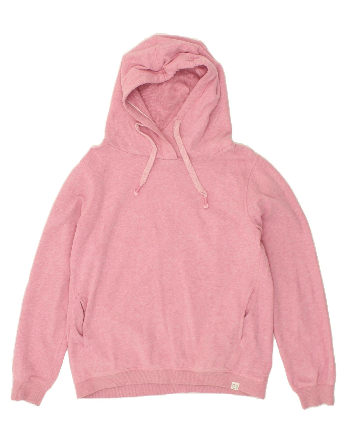 FAT FACE Womens Oversized Hoodie Jumper UK 10 Small Pink Cotton