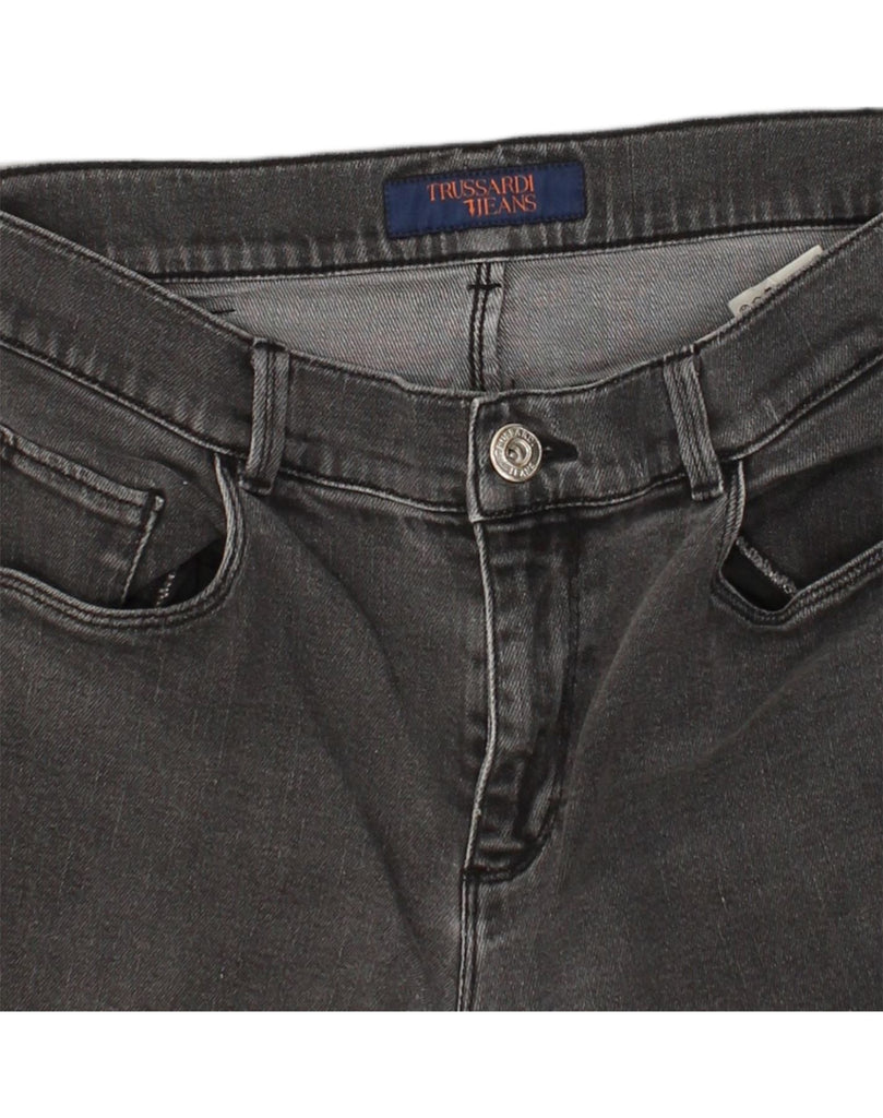 TRUSSARDI Mens Straight Jeans W32 L28 Grey Cotton | Vintage Trussardi | Thrift | Second-Hand Trussardi | Used Clothing | Messina Hembry 