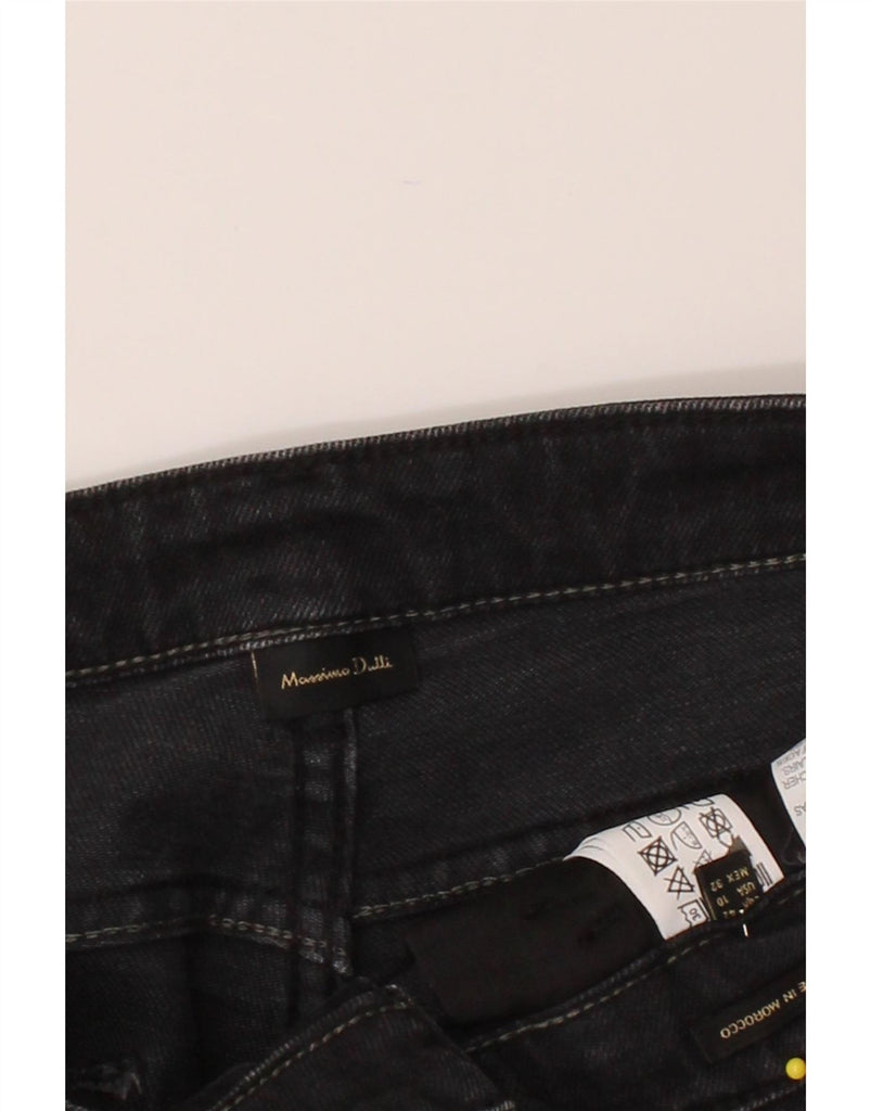 MASSIMO DUTTI Womens Straight Jeans EU 42 Large W34 L26 Black Cotton Vintage Massimo Dutti and Second-Hand Massimo Dutti from Messina Hembry 