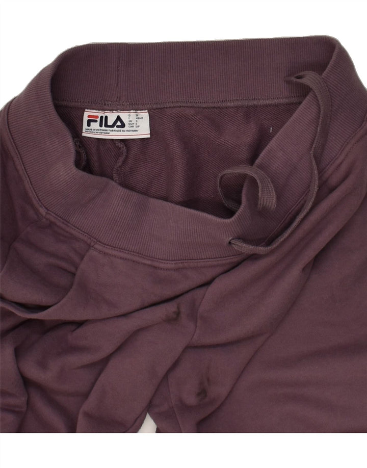 FILA Womens Tracksuit Trousers Joggers UK 10 Small Purple Cotton | Vintage Fila | Thrift | Second-Hand Fila | Used Clothing | Messina Hembry 