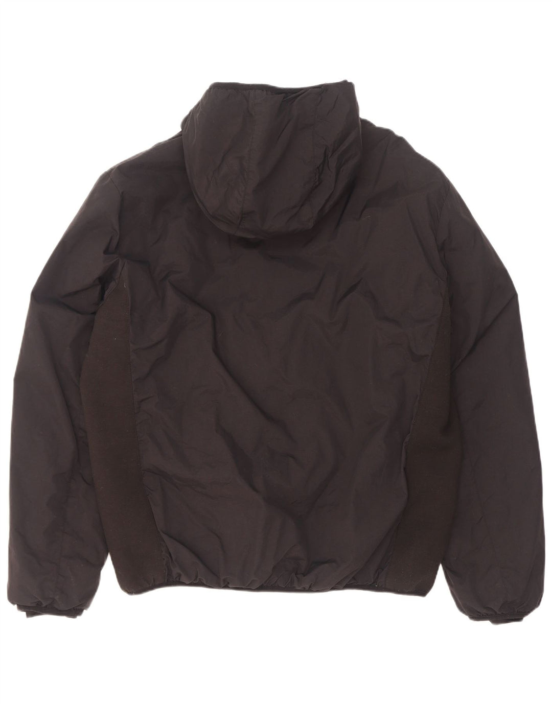 Kappa Mens Hooded Padded Jacket UK 44 2XL Black Polyamide