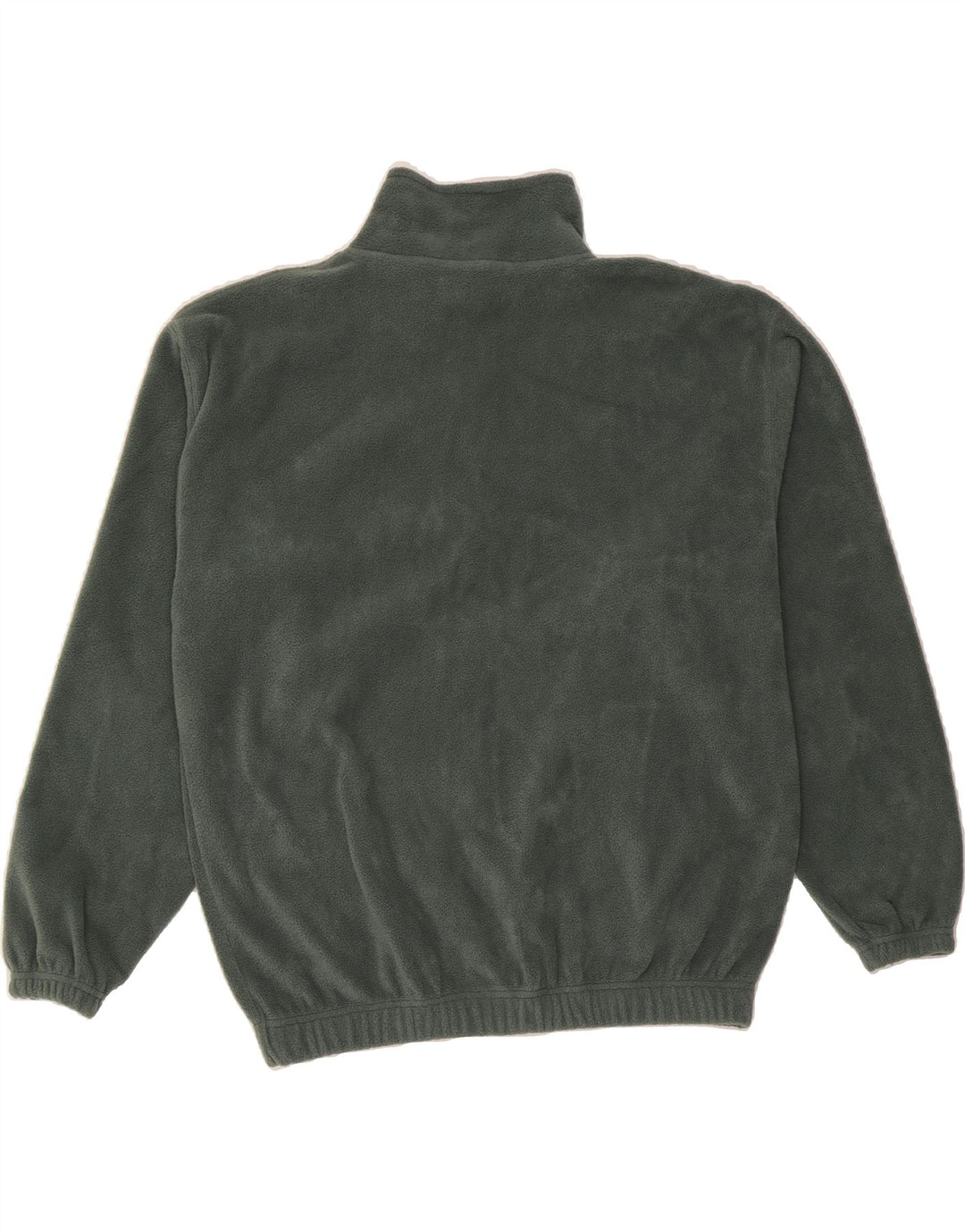 ST. BERNARD Mens Fleece Jacket UK 38 Medium Green Polyester Vintage St. Bernard and Second-Hand St. Bernard from Messina Hembry 