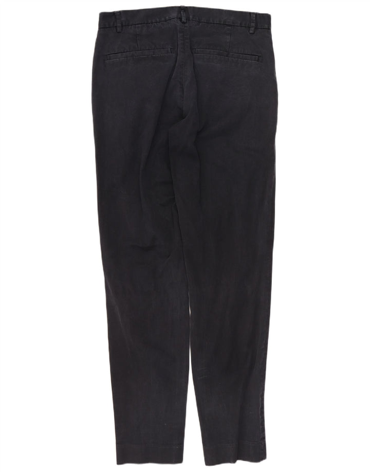 COS Mens Slim Chino Trousers EU 48 Medium W30 L31 Navy Blue Cotton