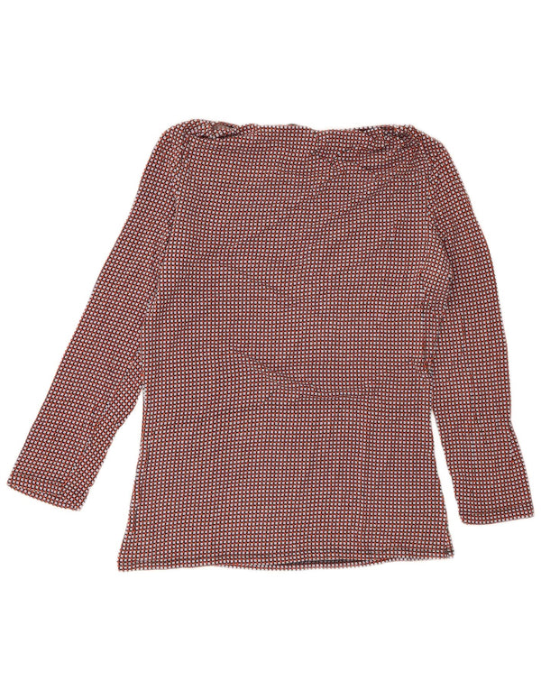 Max Mara Womens Weekend Blouse Top UK 14 Medium Multicoloured Geometric