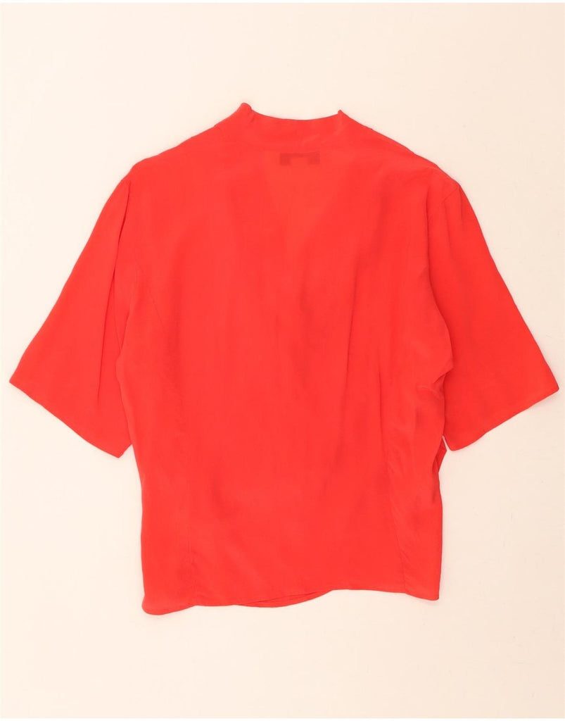 MARINA RINALDI Womens Blouse Top Size 19 Small Red Silk Vintage Marina Rinaldi and Second-Hand Marina Rinaldi from Messina Hembry 