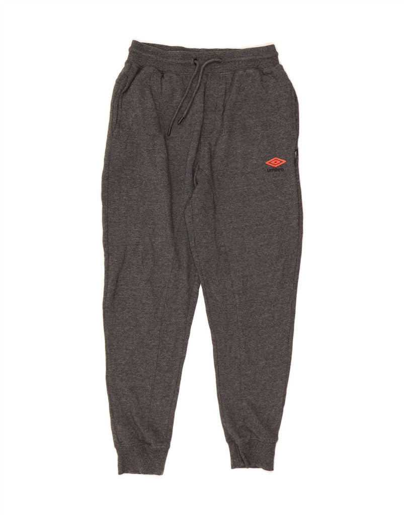 UMBRO Mens Tracksuit Trousers Joggers Small  Grey Polyester Vintage Umbro and Second-Hand Umbro from Messina Hembry 