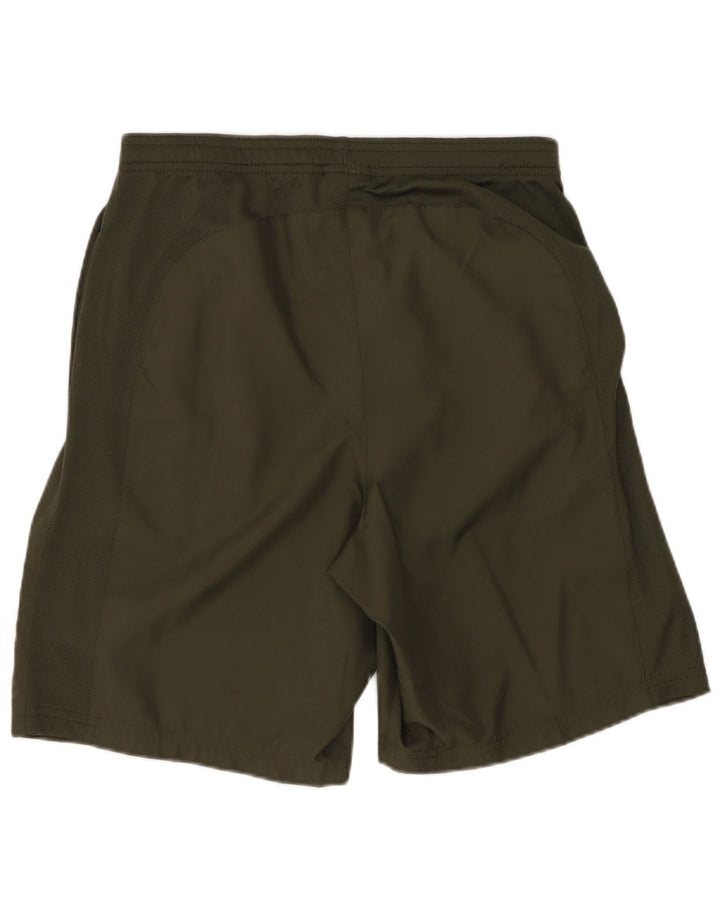 Nike Mens Graphic Regular Sport Shorts Small Green Polyester Sports