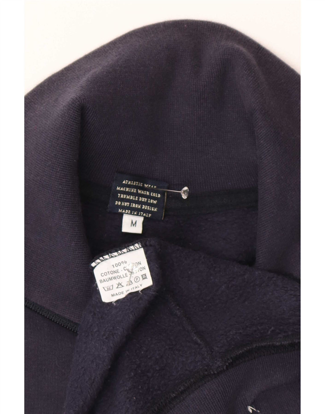 Franklin & Marshall Mens Tracksuit Top Jacket Medium Navy Blue Colourblock