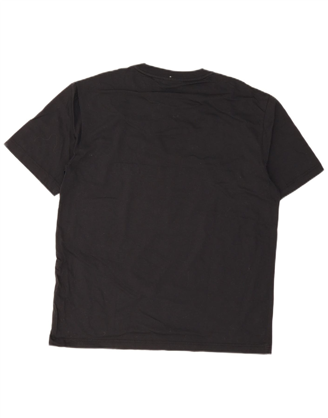 Tommy Hilfiger Mens Graphic T-Shirt Top Large Black Cotton