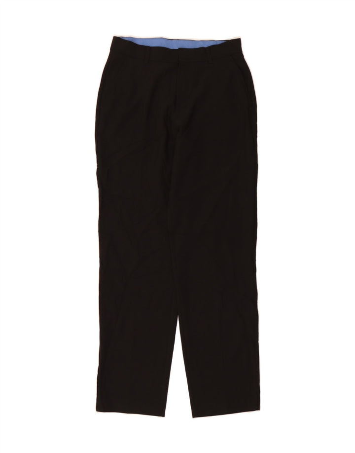 IZOD Boys Straight Suit Trousers 15-16 Years W28 L30 Black Polyester Vintage Izod and Second-Hand Izod from Messina Hembry 