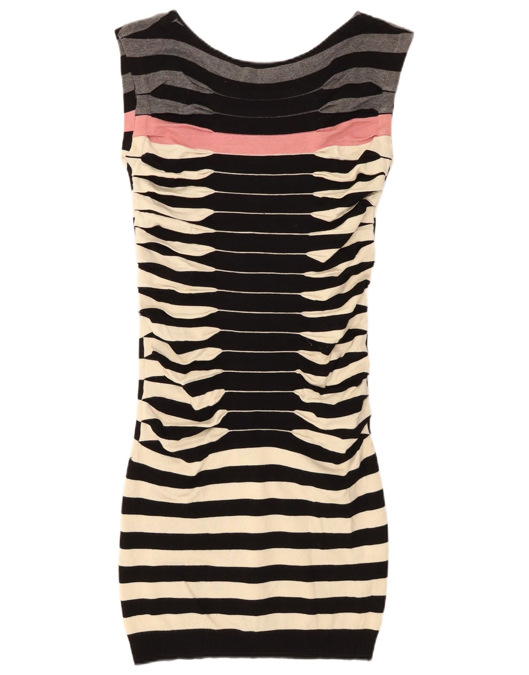 Ted Baker Womens Sleeveless Bodycon Dress Size 2 Small Black Striped
