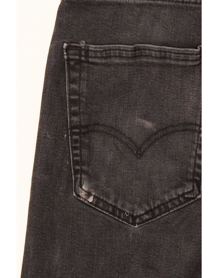 Levi's Mens Slim Jeans W30 L29 Black Cotton