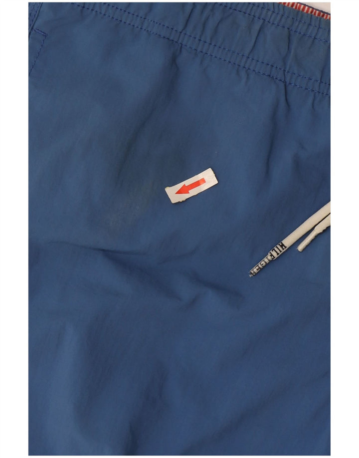 Tommy Hilfiger Mens Swimming Shorts Small Blue Nylon